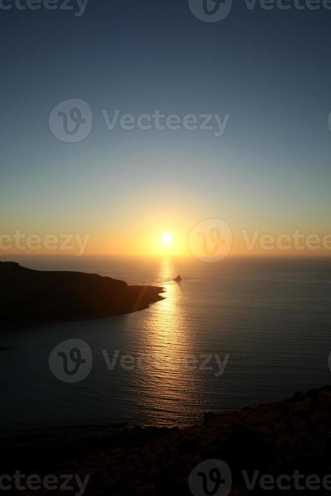 Balos Strand Sonnenschein Lagune Kreta Insel Sommer 2020 Covid-19 Ferien foto