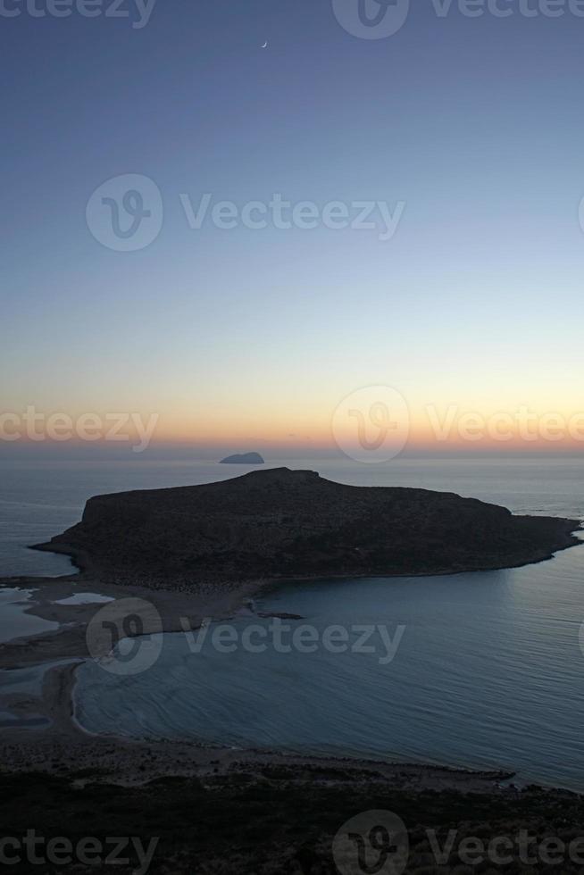 Balos Strand Sonnenschein Lagune Kreta Insel Sommer 2020 Covid-19 Ferien foto