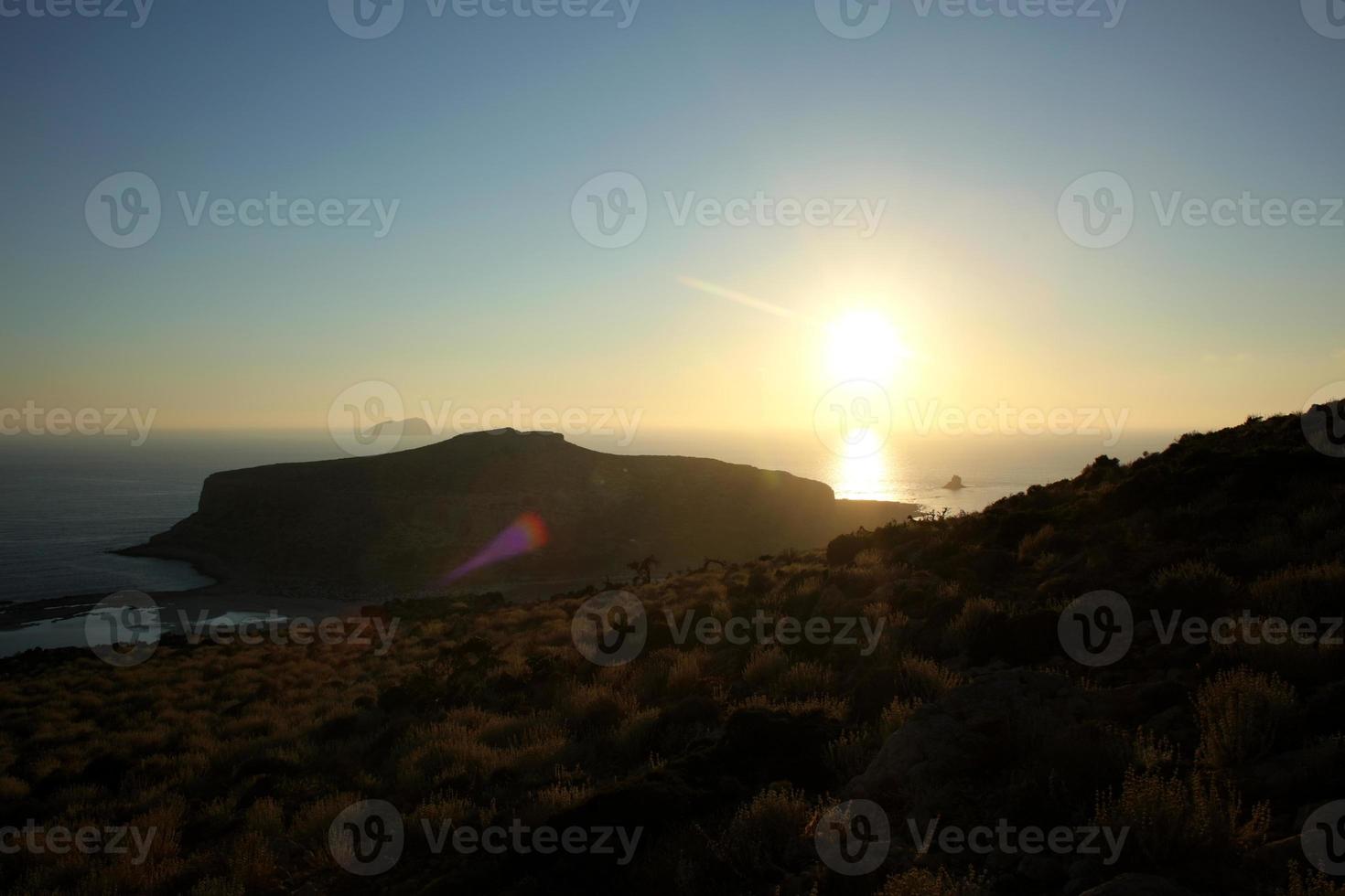 Balos Strand Sonnenschein Lagune Kreta Insel Sommer 2020 Covid-19 Ferien foto