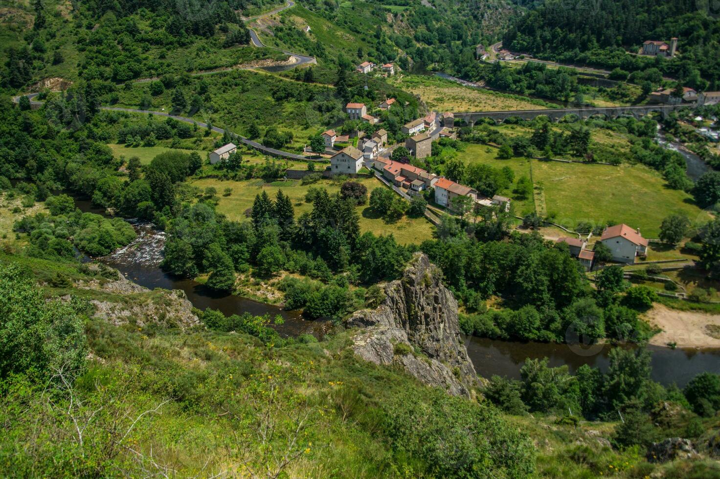 Schlösser, im Haute Loire, Frankreich foto