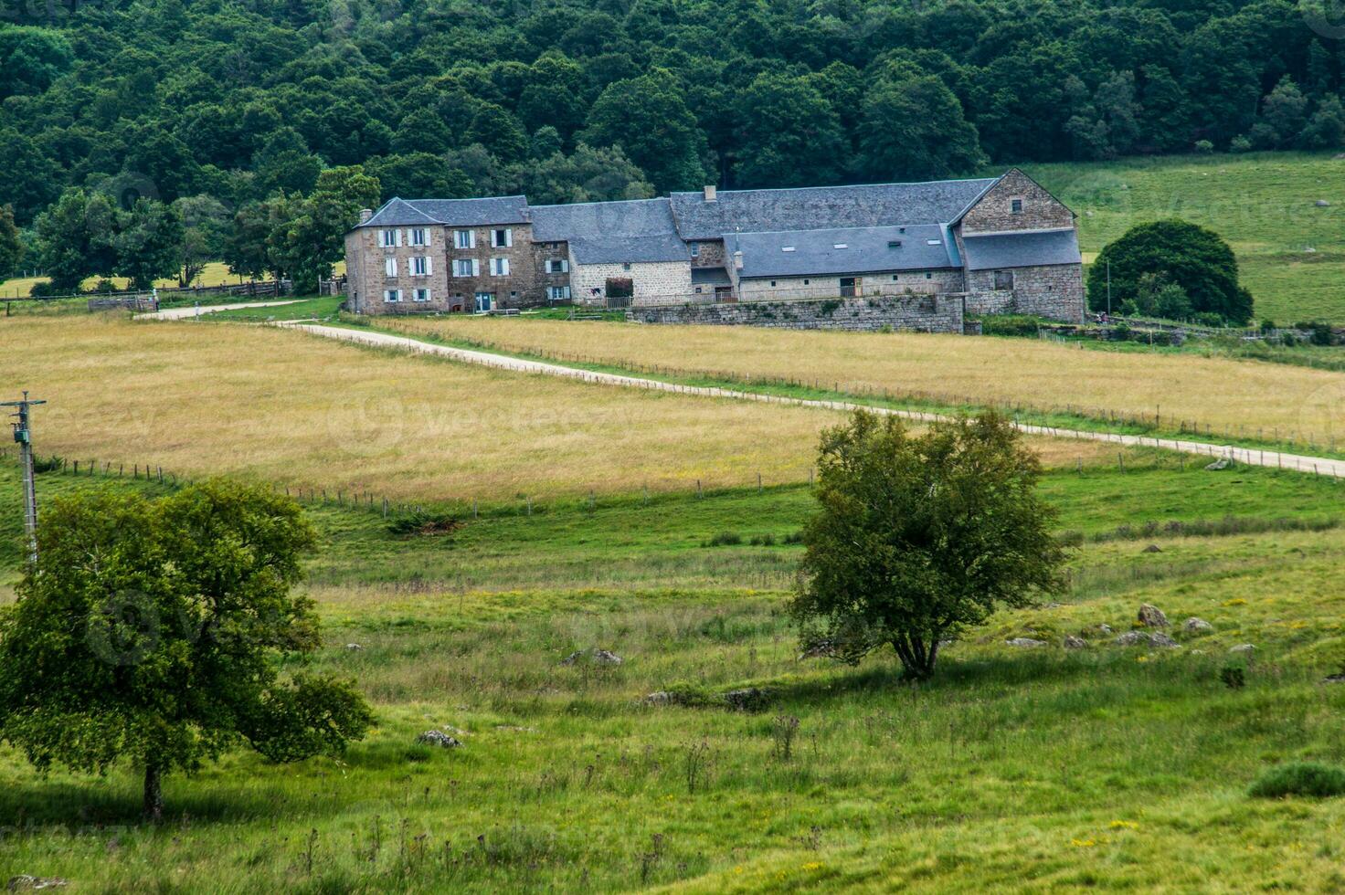 Domain von Sauvage, Haute Loire, Frankreich foto