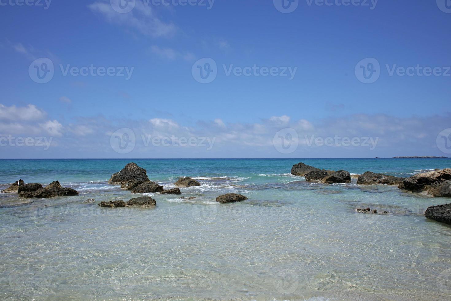 falassarna strand blaue lagune kreta insel sommer 2020 covid19 ferien foto