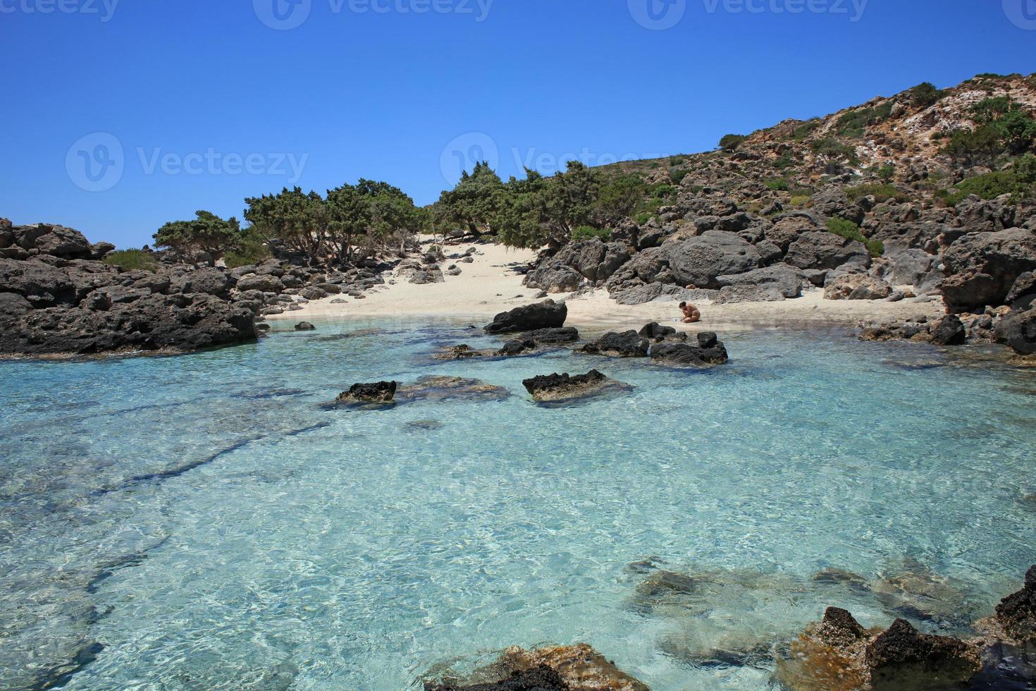 Kedrodasos Strand Kreta Insel Blaue Lagune Camping Küste Kristallwasser foto