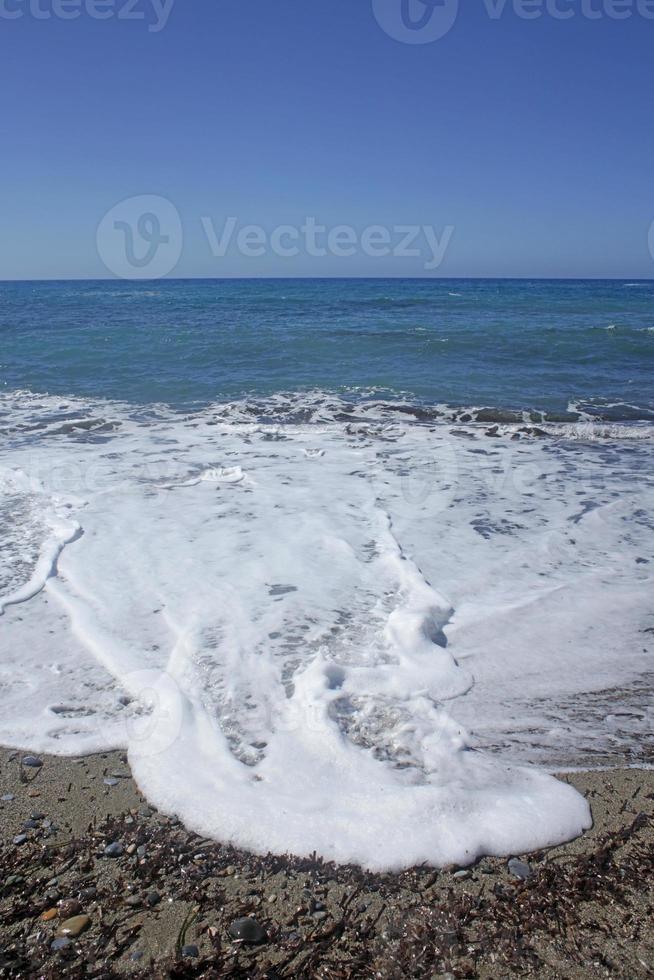 rodakino strand kreta insel peristeres bereich sommerhintergrund covid-19 foto