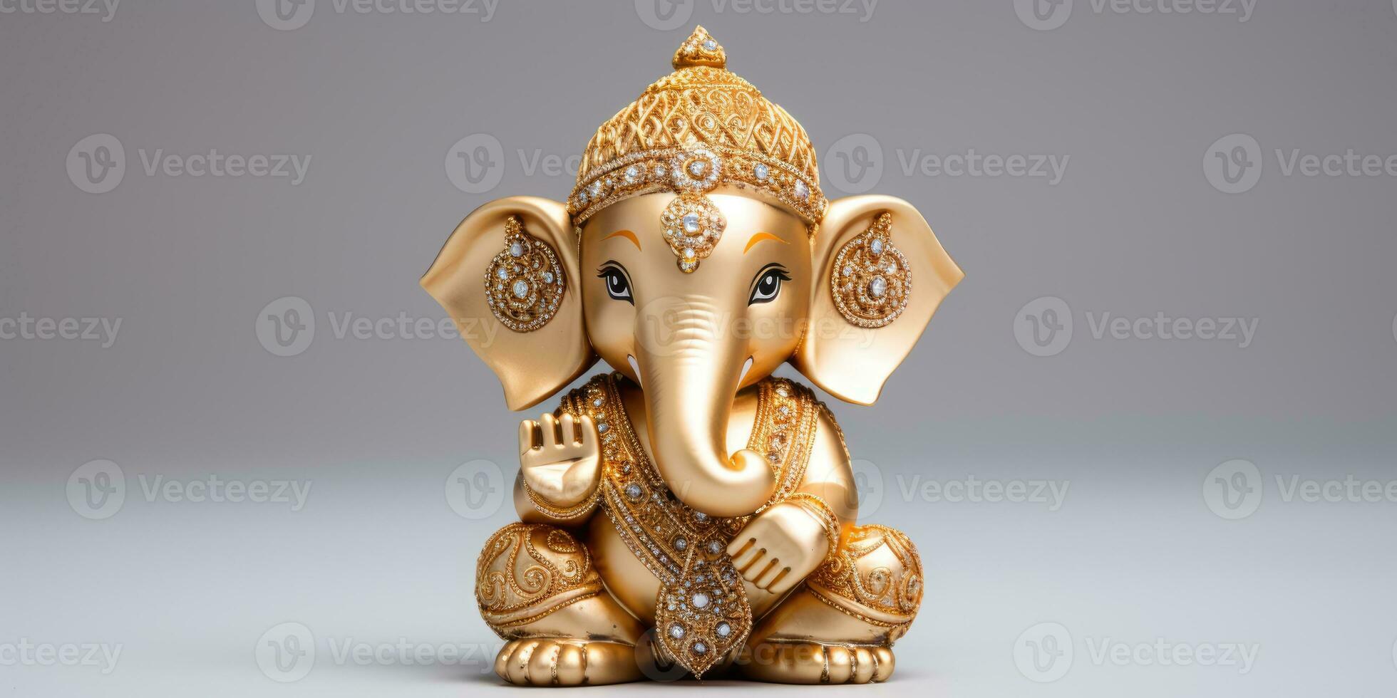 Ganesha, Einladung, Glück, Ganesha, Gott. generiert ai foto