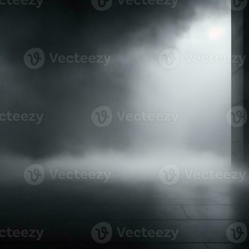 dunkel Nebel Nebel Hintergrund ai generativ foto