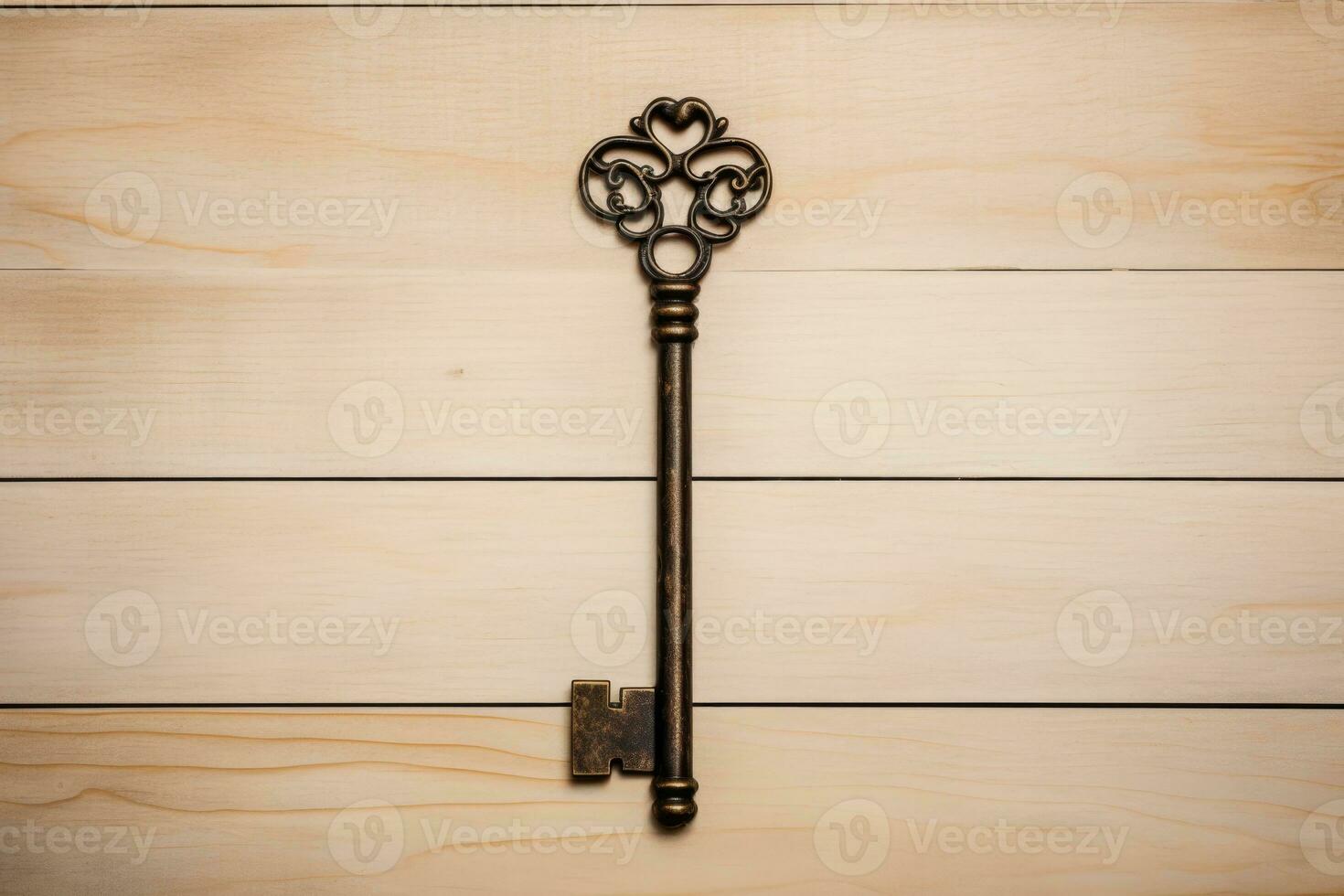 alt Jahrgang Schlüssel auf Holz Textur Hintergrund mit Raum 19925965  Stock-Photo bei Vecteezy