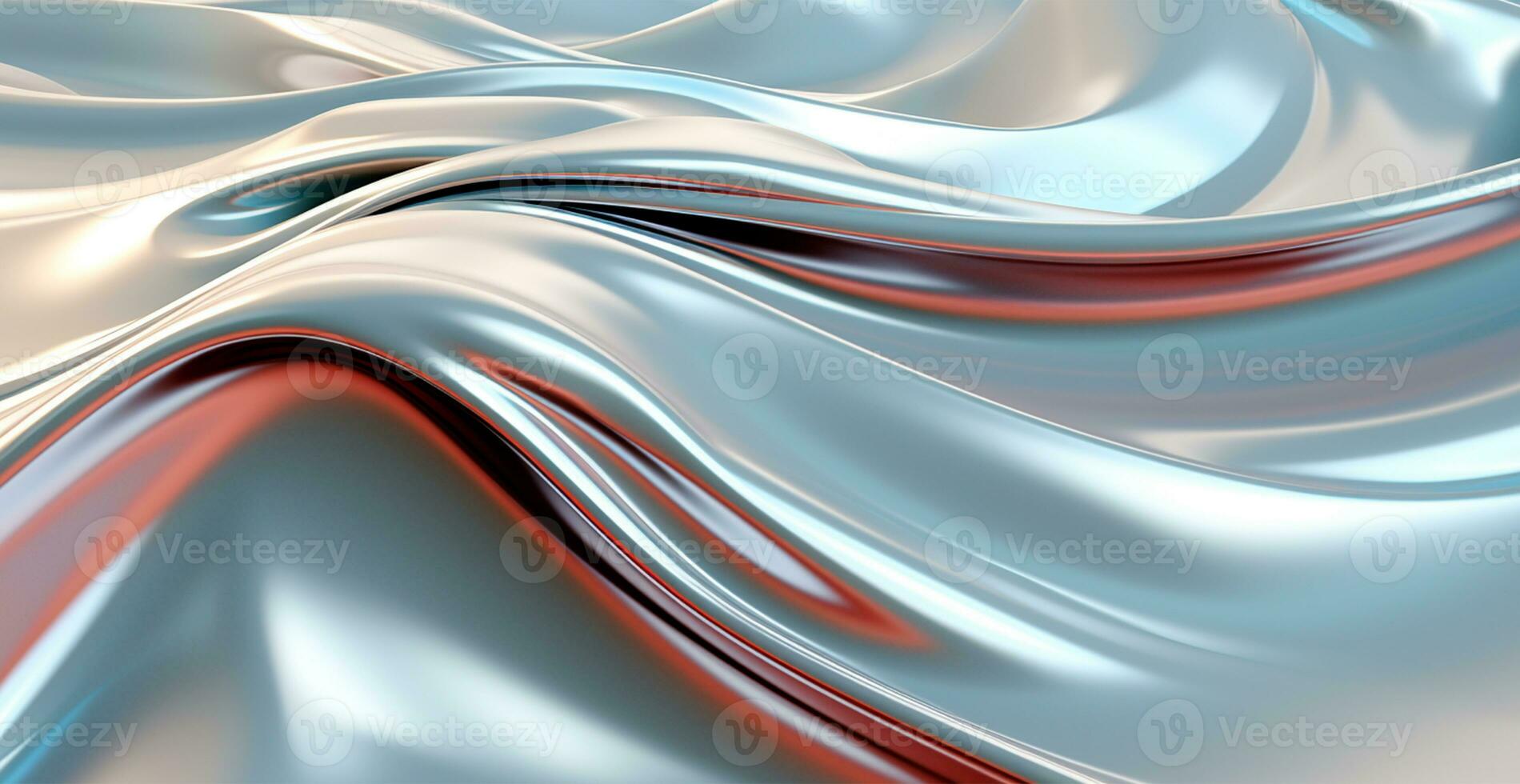 Flüssigkeit fließend geschmolzen Metall, Textur Hintergrund - - ai generiert Bild foto