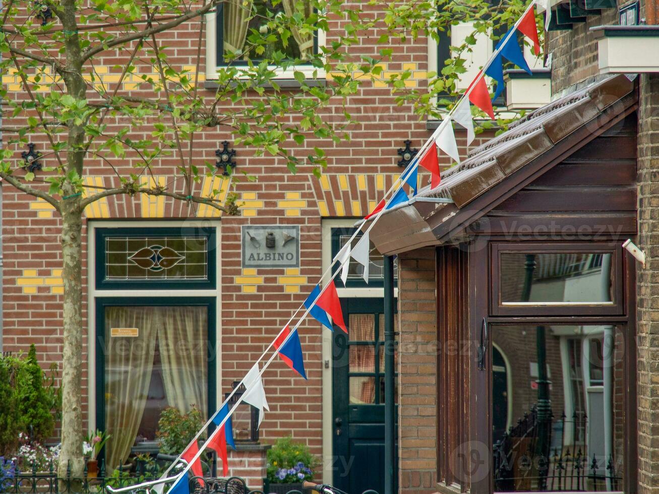 das Niederländisch Stadt von urk foto