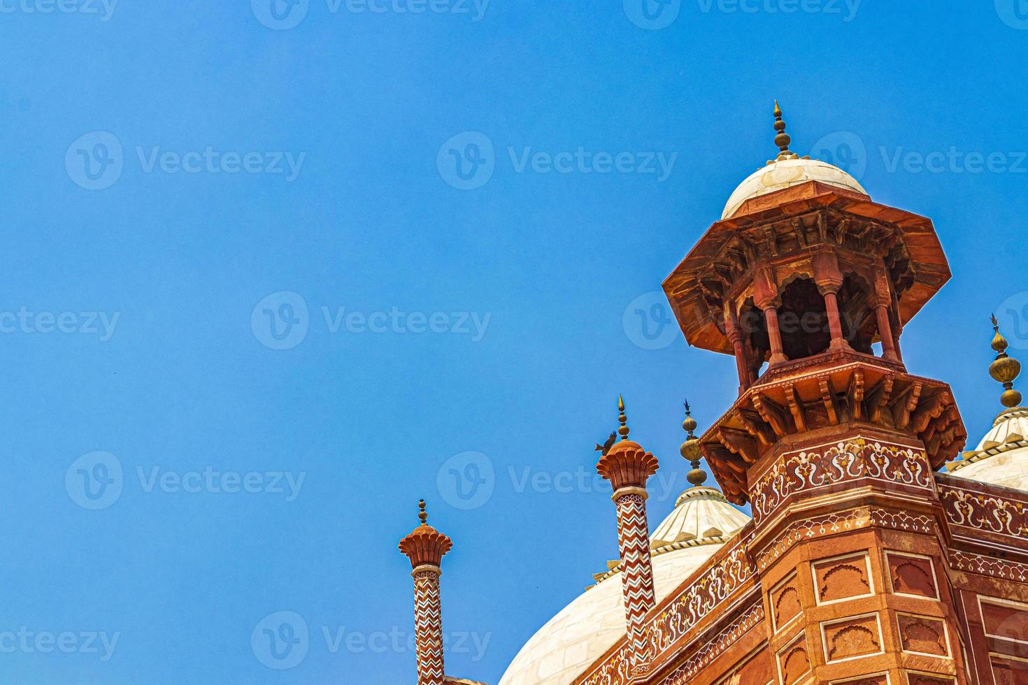 Taj Mahal Agra Indien Great Gate Red erstaunlich detaillierte Architektur. foto