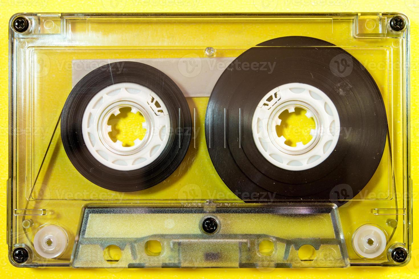 Audiokassette isoliert foto