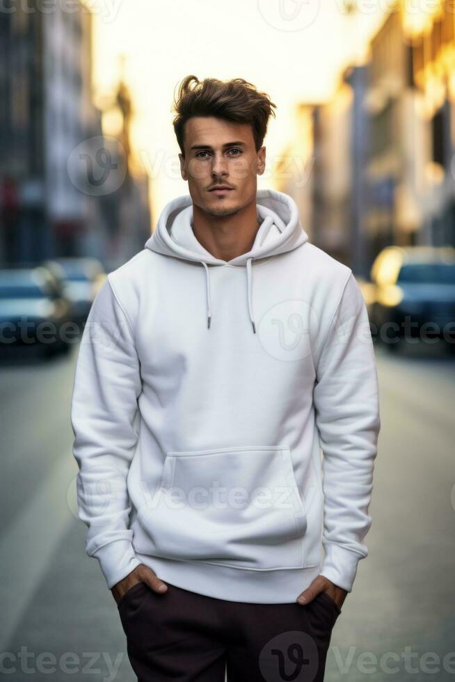 leer Attrappe, Lehrmodell, Simulation Sweatshirt , Attrappe, Lehrmodell, Simulation Hemd . generativ ai foto