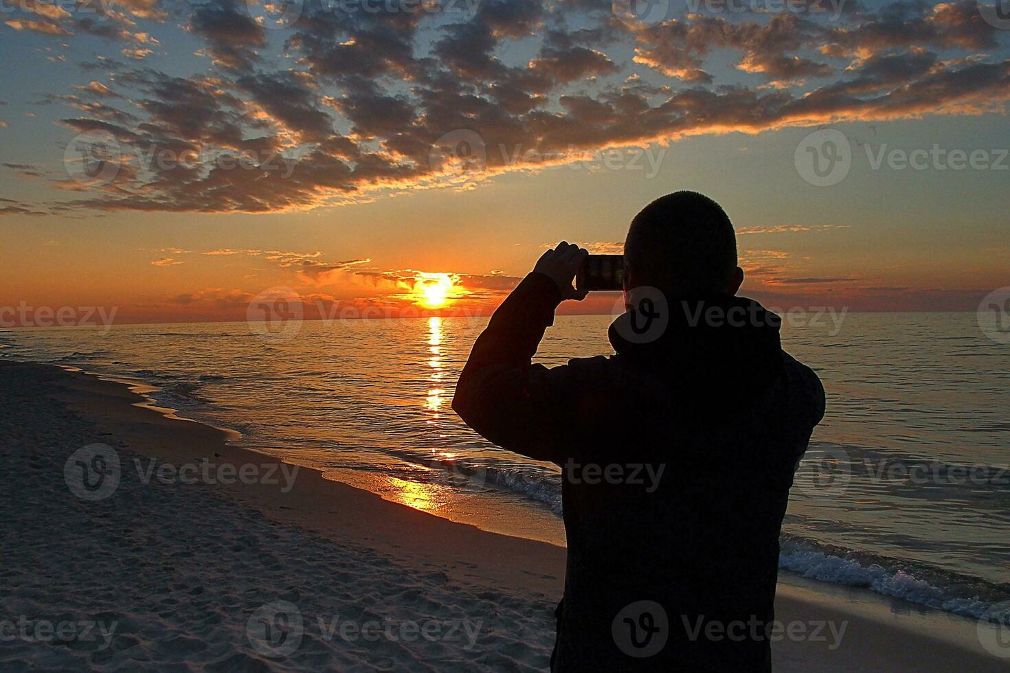 Sonnenuntergang Meer Fotograf foto