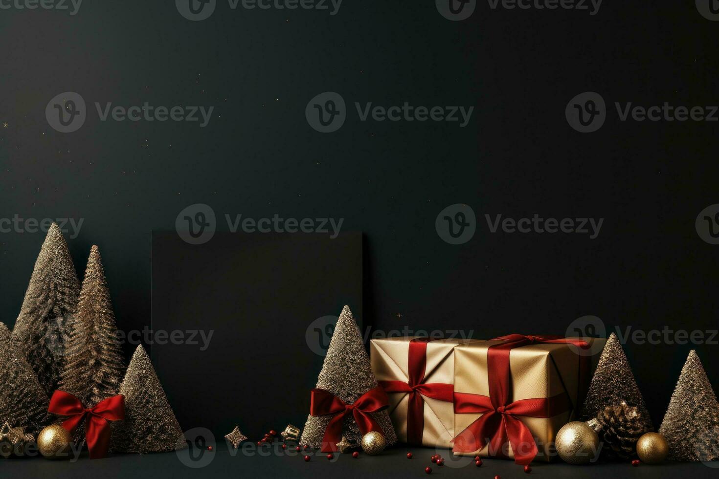 Weihnachten Rabatt Einkaufen Beförderung Banner. generativ ai foto