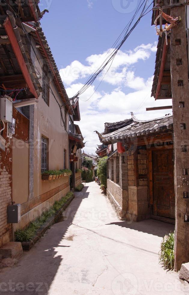Shuhe antike Stadt in Lijiang, Provinz Yunnan, China foto