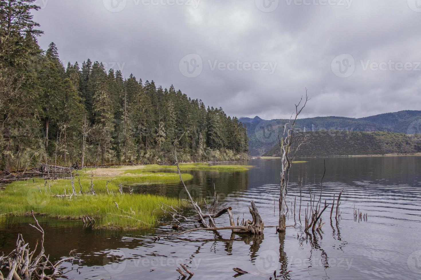 See im Pudacuo Nationalpark in Shangri La, Provinz Yunnan, China foto