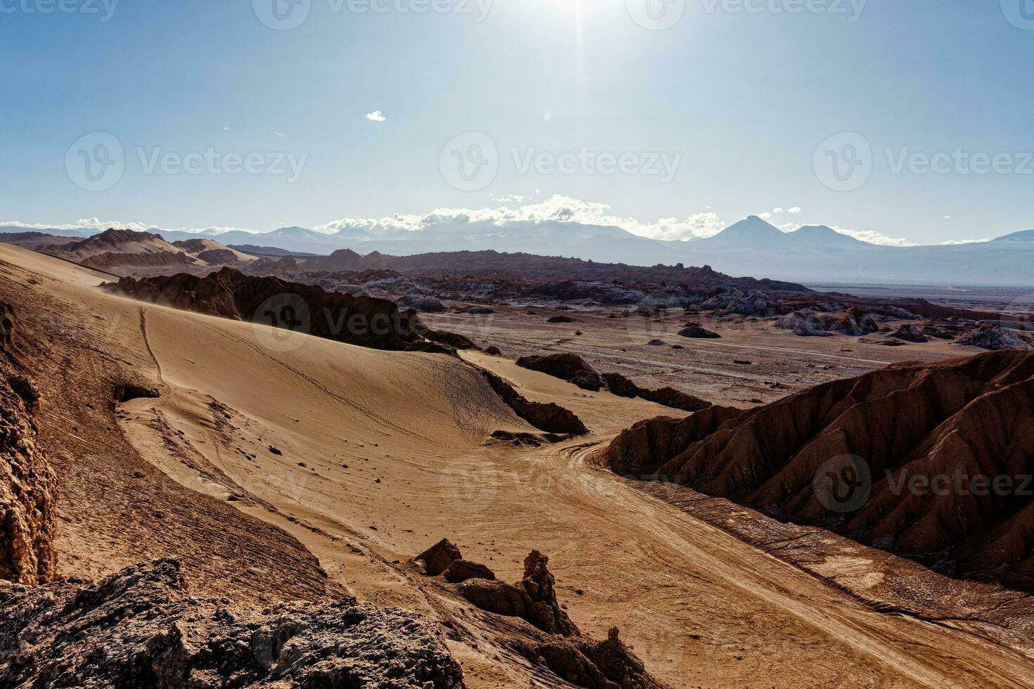 Landschaften von das Atacama Wüste - - san pedro de Atacama - - el loa - - Antofagasta Region - - Chile. foto