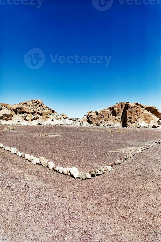 Yerbas buenas archäologisch Seite? ˅ - - Chile. Höhle Gemälde - - Atacama Wüste. san pedro de Atacama. foto