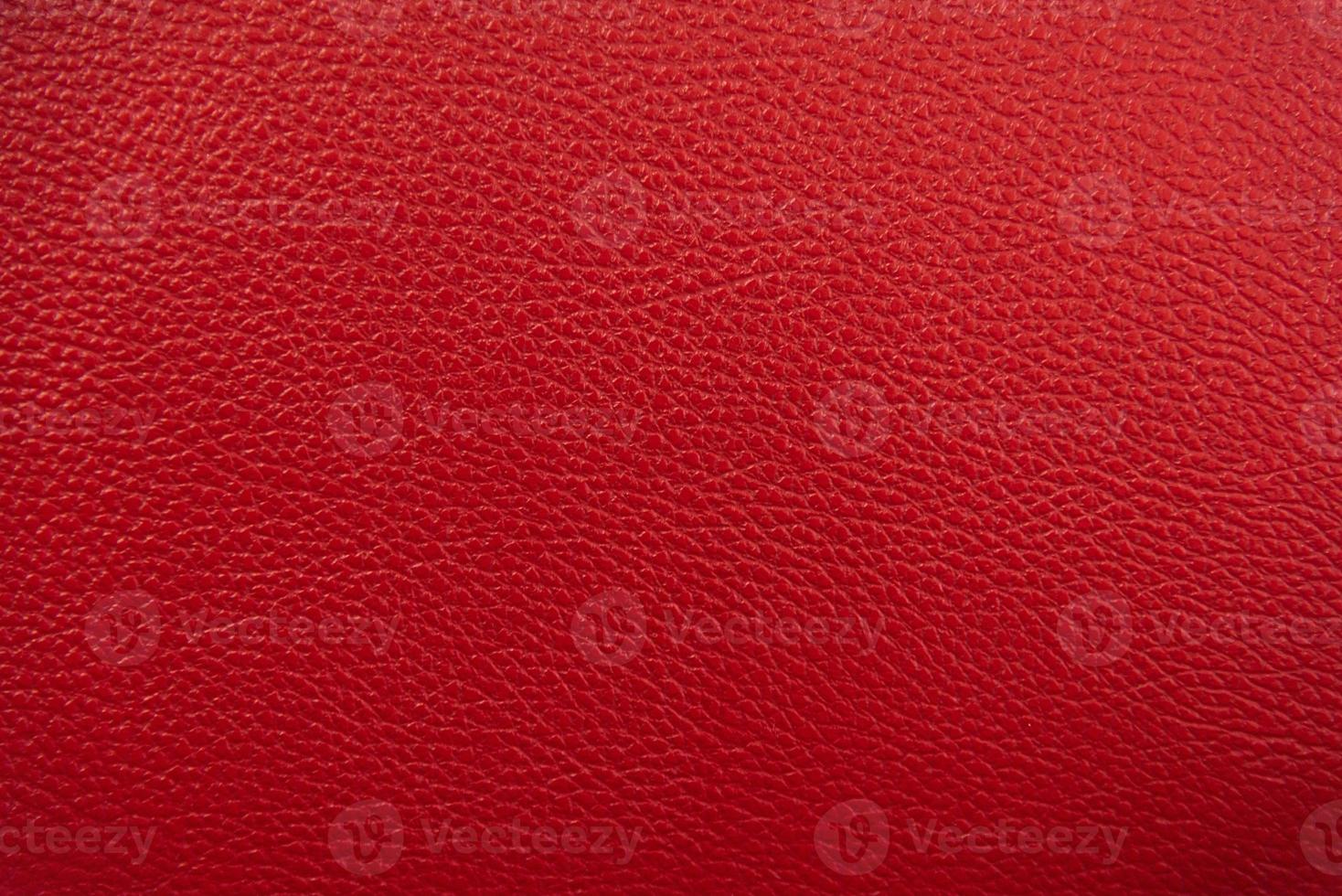 rotes Leder Textur Hintergrund foto