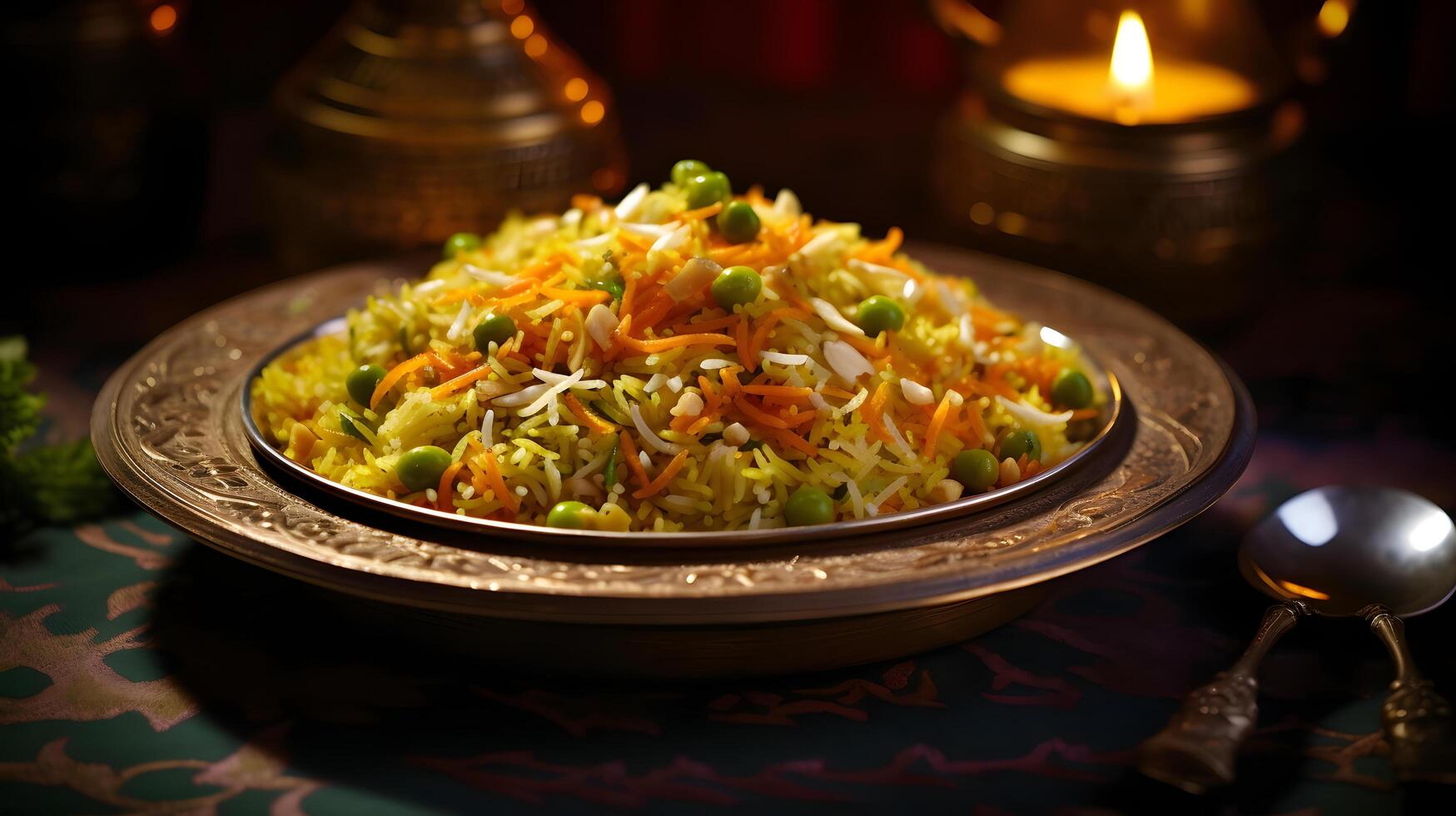 indisch Essen ai generativ foto