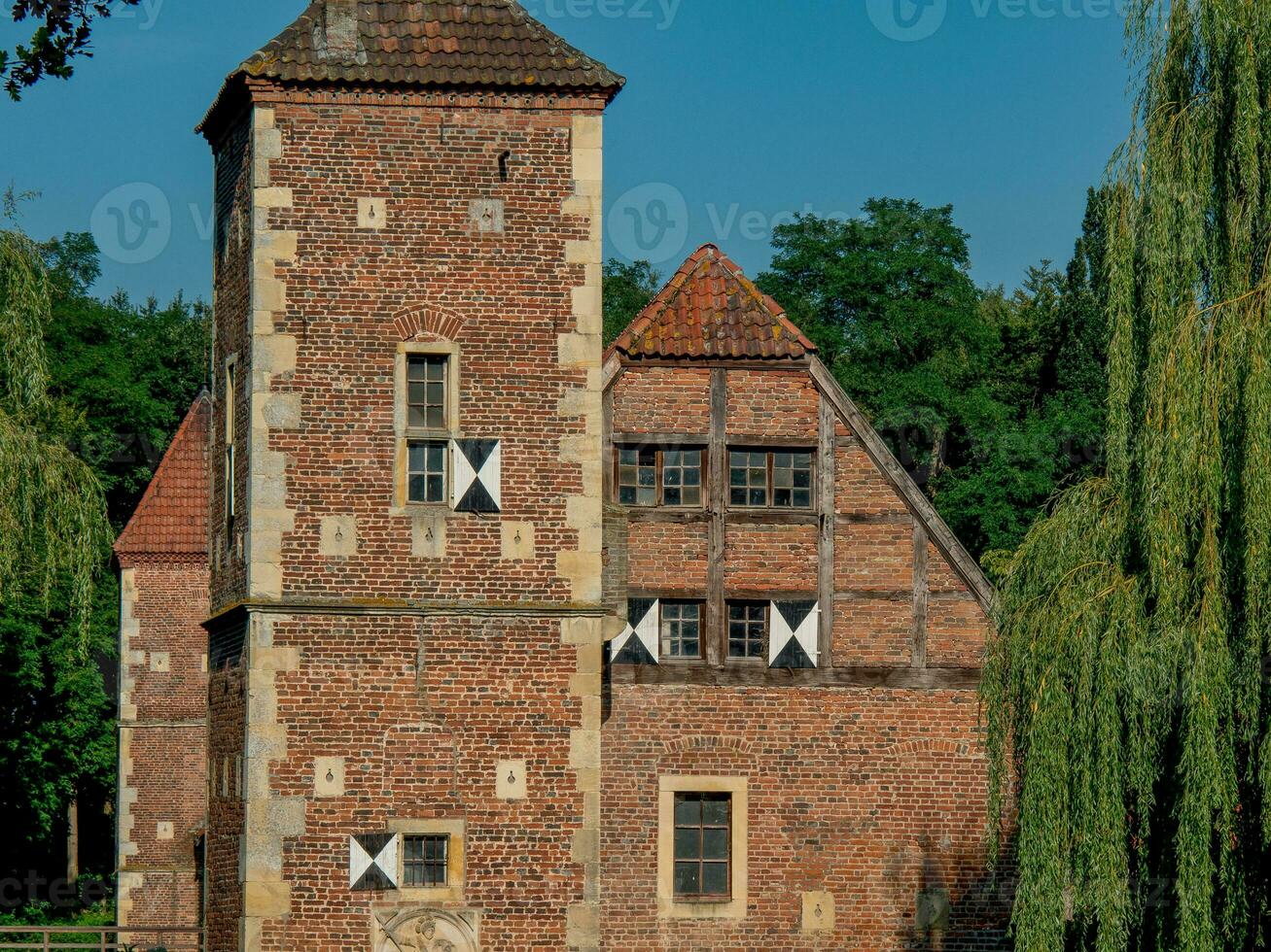 Schloss und Park im Westfalen foto