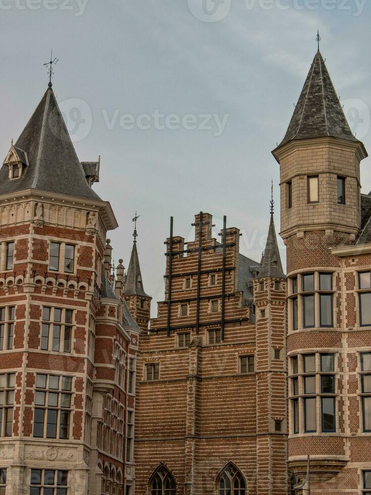 die Stadt Antwerpen in Belgien foto