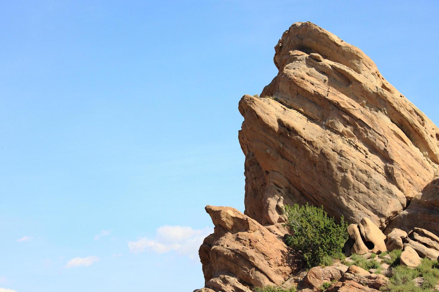 riesiger Felsen am Stadtrand von Los Angeles, USA foto