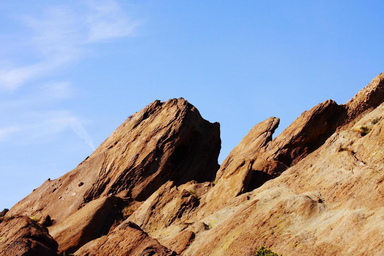 riesiger Felsen am Stadtrand von Los Angeles, USA foto