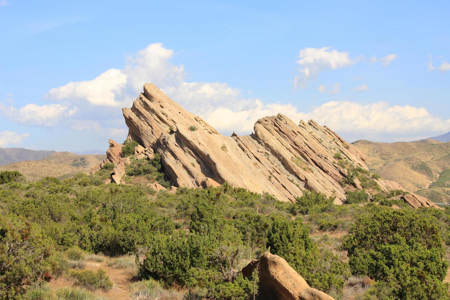 riesiger Felsen am Stadtrand von Los Angeles, USA foto