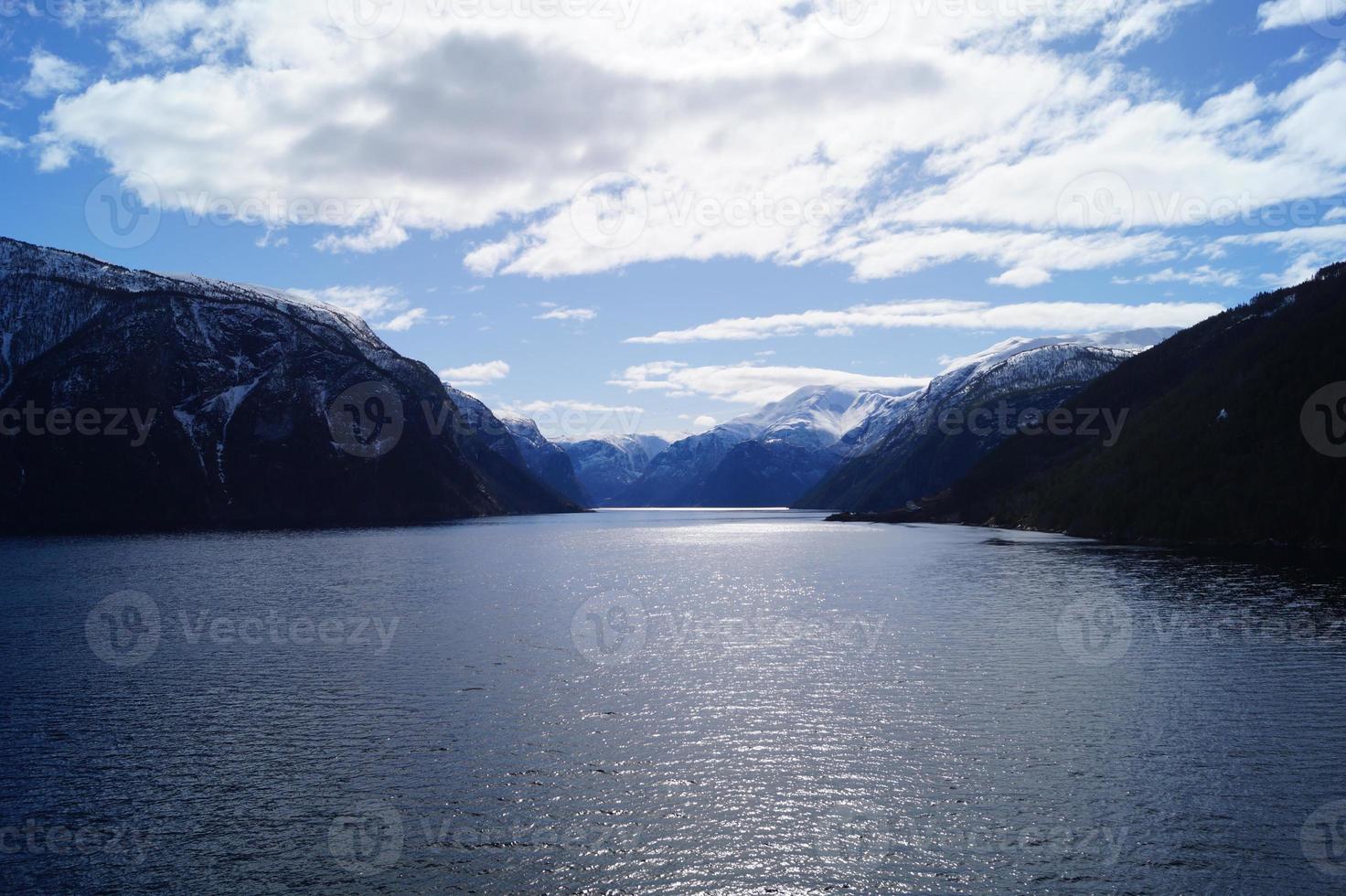 Sognefjord in Norwegen foto