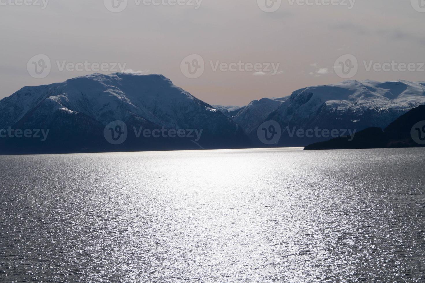 Sognefjord in Norwegen foto