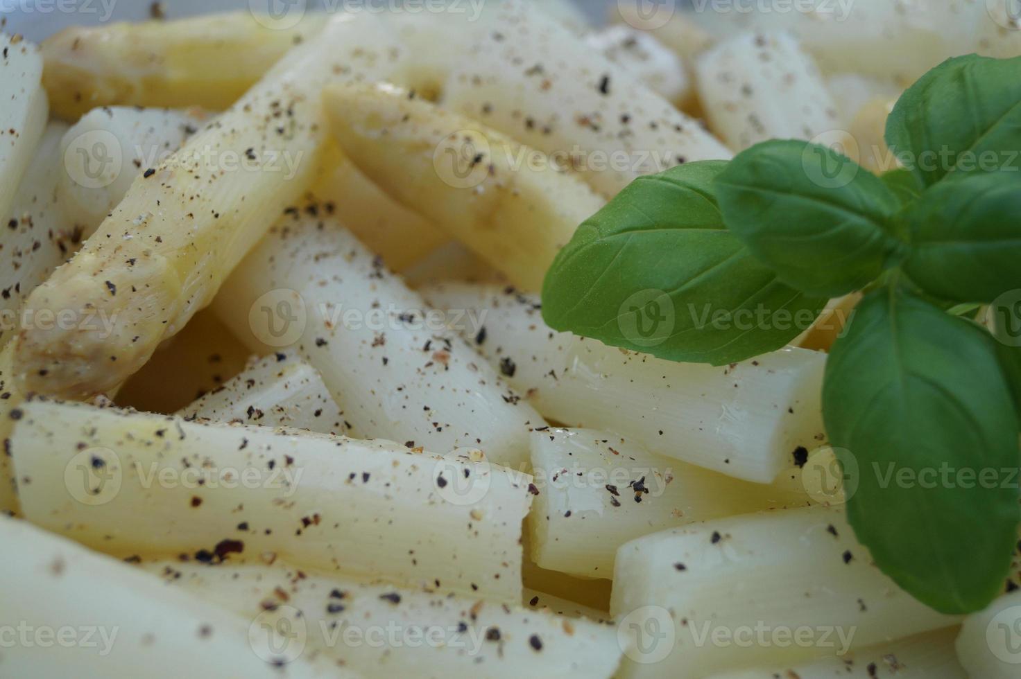 Spargel officinalis ein Gemüse der Saison foto