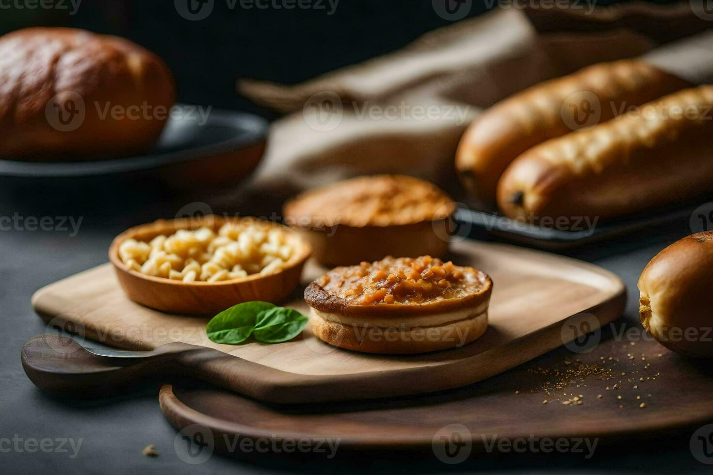 Kürbis brot, Kürbis brot, Kürbis brot, Kürbis brot, Kürbis brot, Kürbis Brot. KI-generiert foto