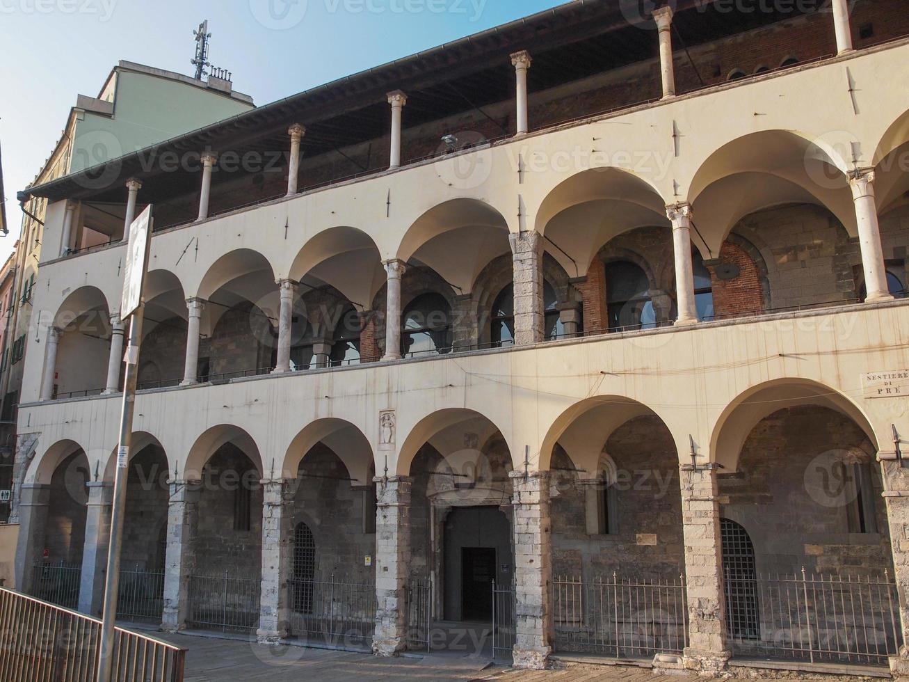 Commenda di Pre Catholic Convent, Teil des Kirchenkomplexes San Giovanni in Genua, Italien foto