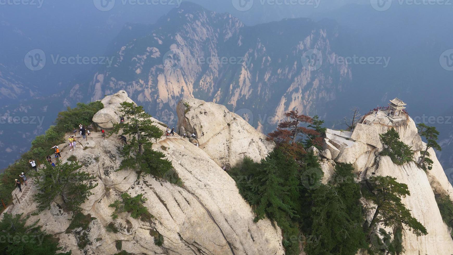 Schachpavillon auf dem Huashan-Berg, China foto