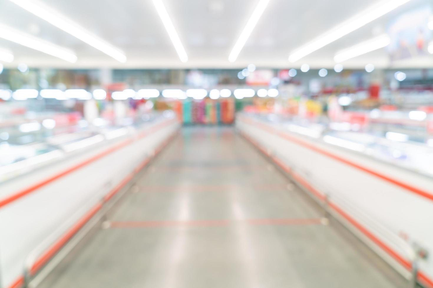 abstrakte Unschärfe Supermarkt für Hintergrund foto