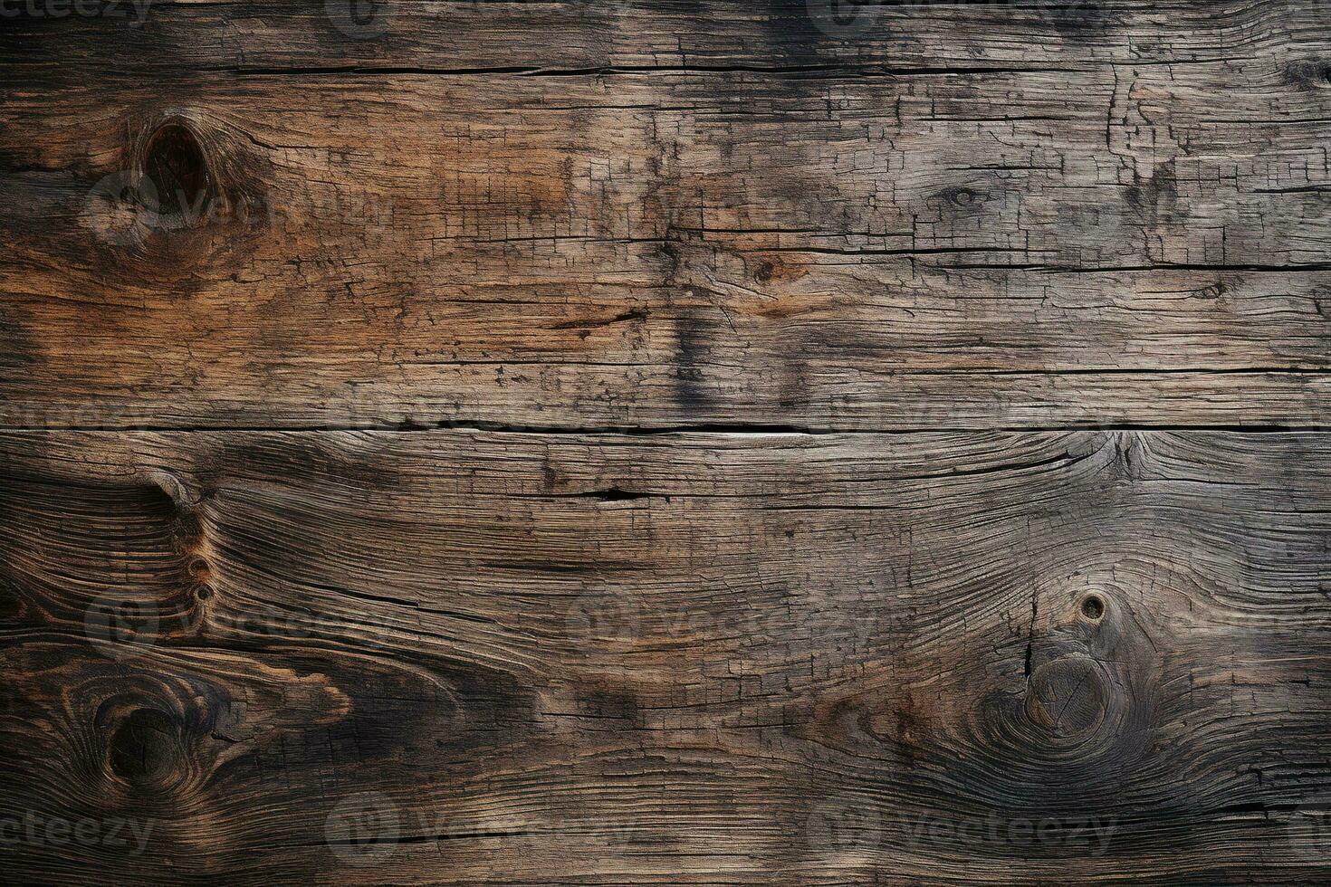 schäbig hölzern Hintergrund. Holz Textur Oberfläche. generativ ai foto