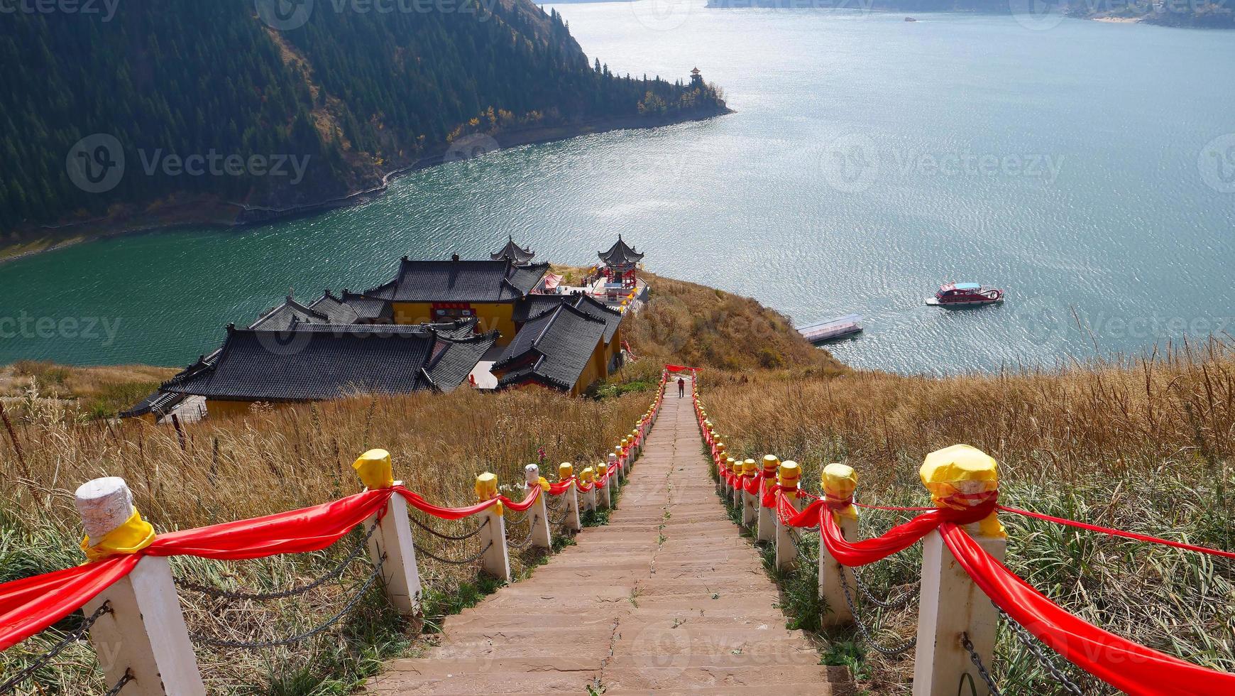 taoistische himmlische Königinmuttertempel Xinjiang China foto