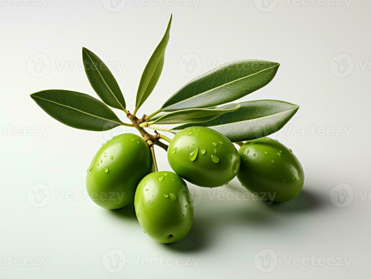 ai generiert isoliert Olive Foto mit Hintergrund