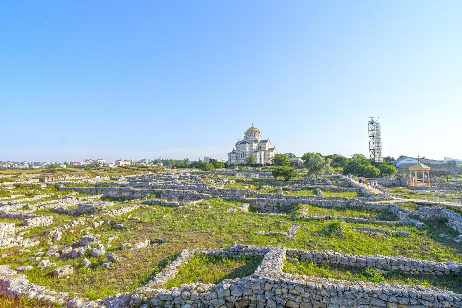 st. wladimirs kathedrale in chersonesos, sewastopol foto