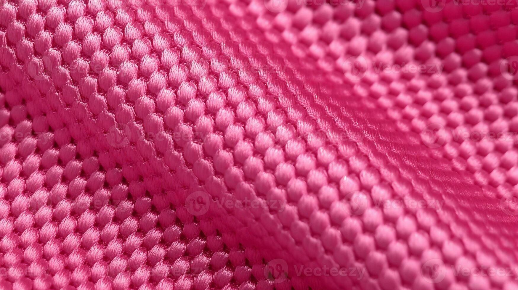 Rosa Fußball Stoff Textur mit Luft Gittergewebe. sportlich tragen Hintergrund foto