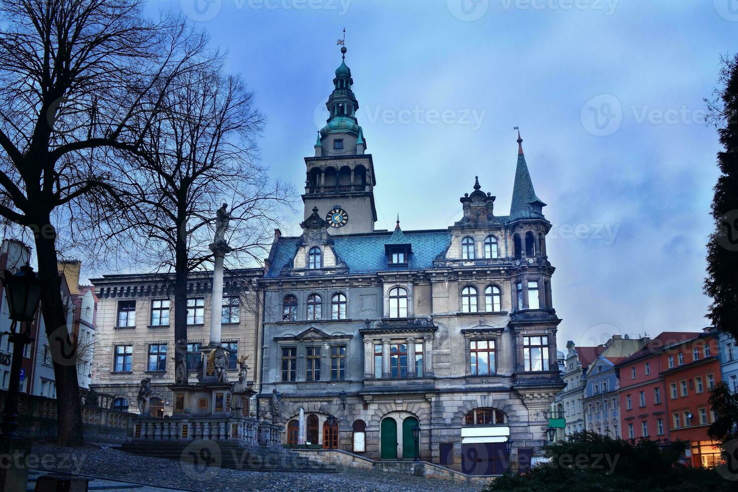 Stadt Halle im Klodzko beim Polen foto