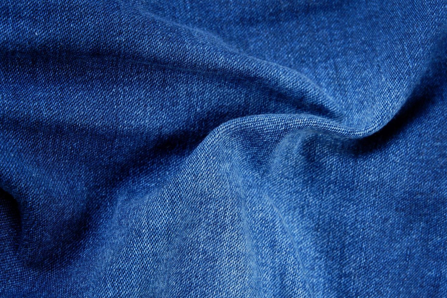 Nahaufnahme von Jeans Stoff Textur Hintergrund foto