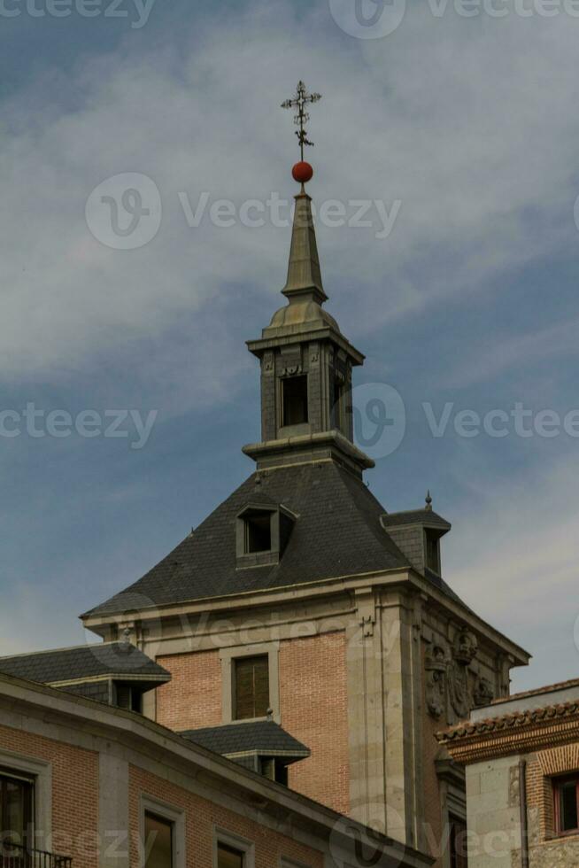 casa de la Villa im Platz de la Villa, Madrid, Spanien. Sitz von Stadt Halle von Madrid. foto