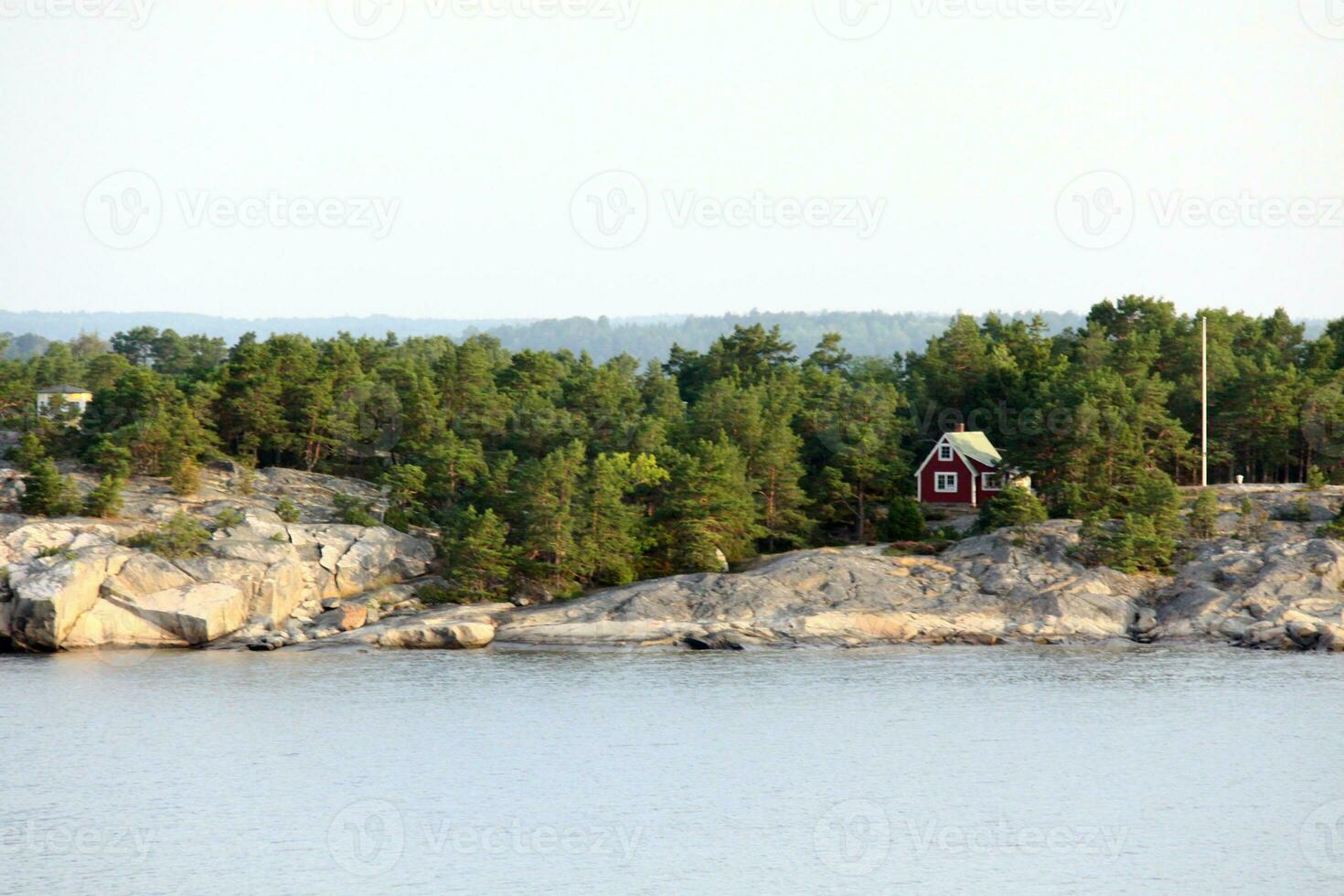einsam Insel im Schweden, Archipel foto
