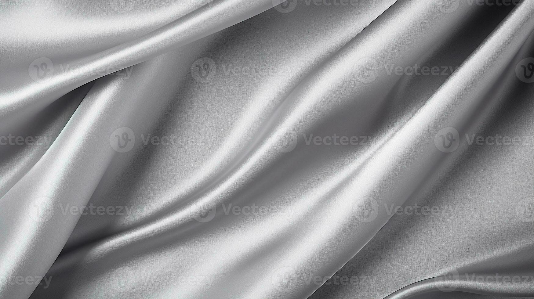 grau Stoff Stoff Textur Hintergrund mit abstrakt Sanft Wellen. ai generativ foto