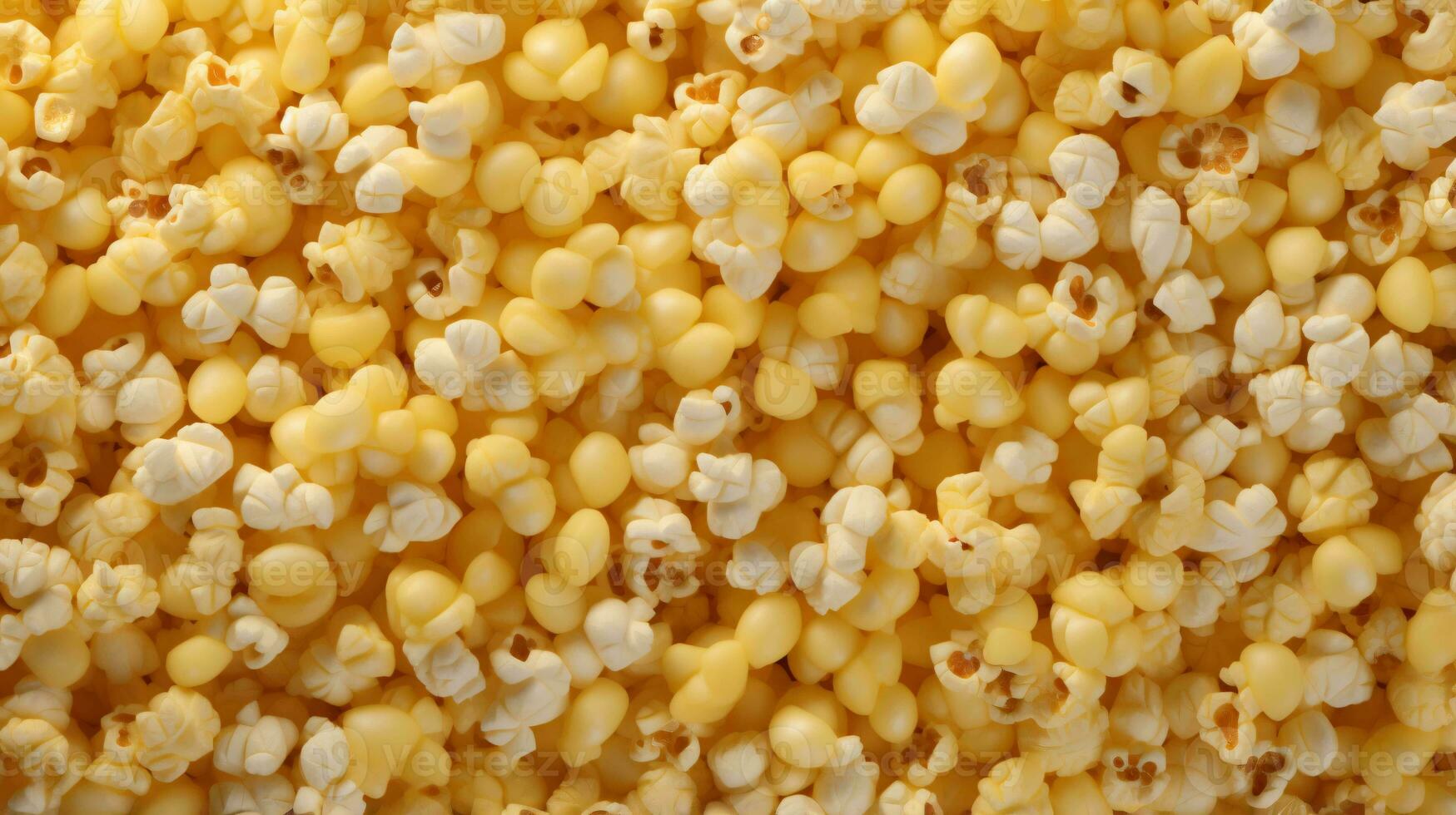 Popcorn nahtlos Muster Hintergrund Hintergrund, ai generiert foto