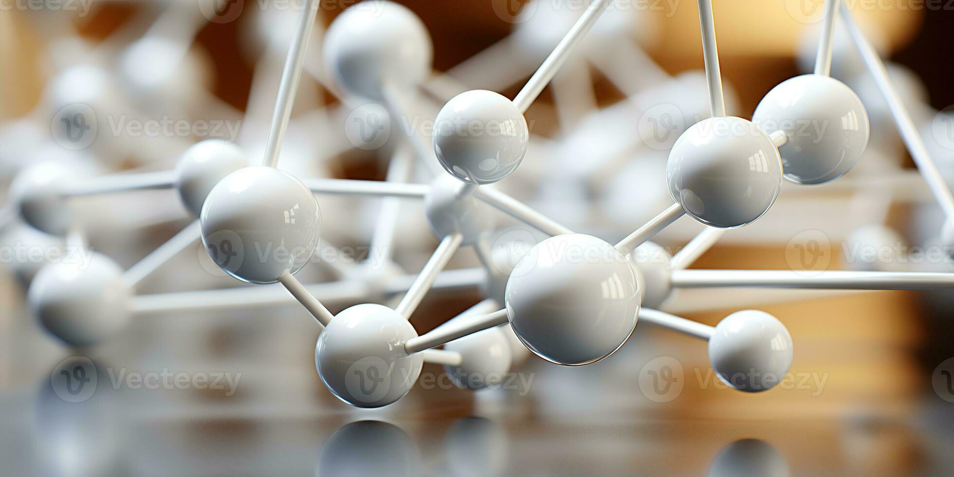 generativ ai, abstrakt molekular Form, Single Amino Acid Molekül. Chemie Medizin Bildung foto