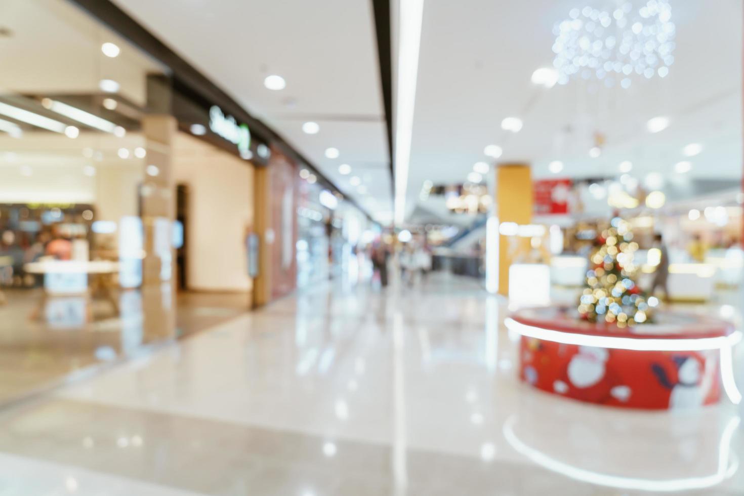abstrakte Unschärfe Luxus-Einkaufszentrum und Einzelhandelsgeschäft foto