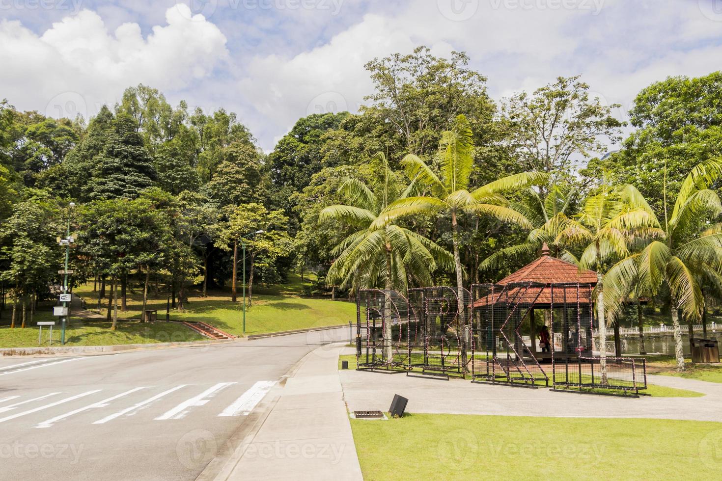 Botanischer Garten Perdana in Kuala Lumpur, Malaysia. foto